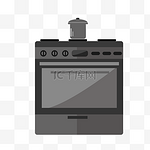 黑灰色厨具电磁炉