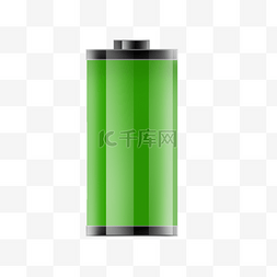 手绘环保节能绿色电池
