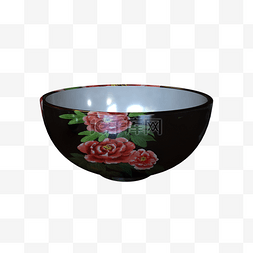 餐具中国风图片_中国风立体瓷碗插画
