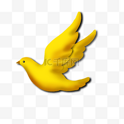 海鸥飞翔动图图片_金色鸽子