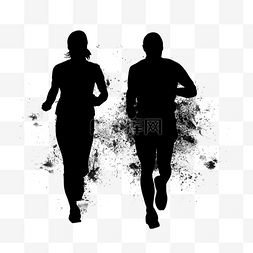 免抠png背景图图片_起跑跑步的人设计素材