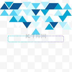 蓝色三角拼图封面