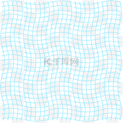 蓝色网格网格图片_动感波浪形弧线蓝色简约网格