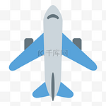 平面飞机图标插画