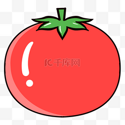 小清新红色番茄
