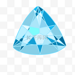 蓝色钻石宝石