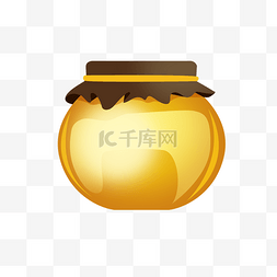 蜜蜂矢量图图片_矢量图存蜂蜜的的陶罐