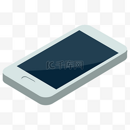 产品白色边框图片_黑色的屏幕手机手绘设计图