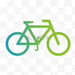 自行车山地骑行图片_手绘卡通单车