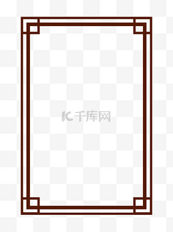 元素手绘复古边框图片_中国风复古边框png下载