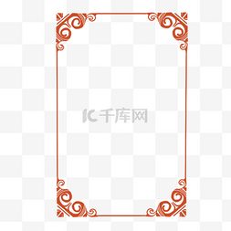 几何形装图片_边框淡雅中国风简约几何形