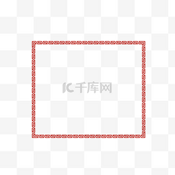 扁平中式边框图片_春节新年中国风红色矢量边框元素