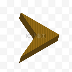 三角形箭头素材