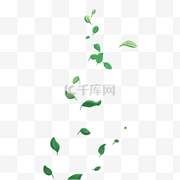 漂浮树叶免抠png图片_漂浮的绿色叶子免抠图