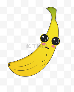夏季促销图片_卡通香蕉png素材
