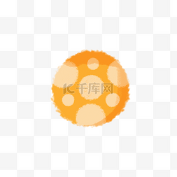 橙色的小球免抠图