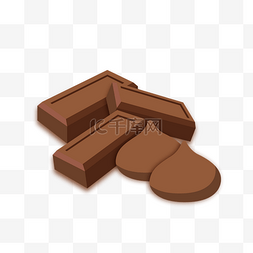 巧克力的插画图片_美味的好时巧克力插画