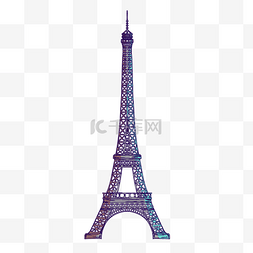 埃菲尔铁塔装饰图片_地标性建筑埃菲尔铁塔