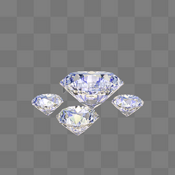 发光钻石图片_C4D立体水晶透亮钻石素材