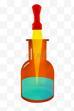 瓶子里的花束图片_橙色的瓶子 