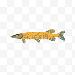 鱼彩绘图片_彩绘鱼卡通鱼元素