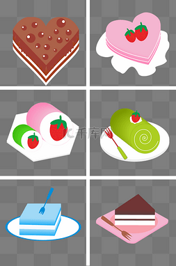 美味的生日蛋糕图片_美味的生日蛋糕插画
