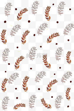秋季植物底纹图片_秋季植物底纹装饰