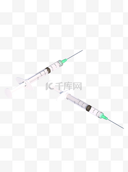 针头针管注射剂医疗设备2.5d