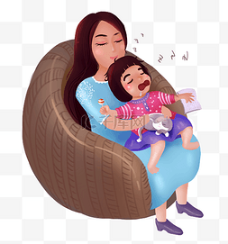 宝宝睡觉图片_世界睡眠日之妈妈和宝贝
