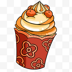 美味的奶油蛋糕图片_美味的奶油蛋糕插画