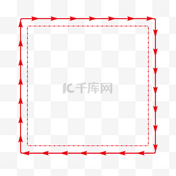 个性框图片_红色精美时尚边框