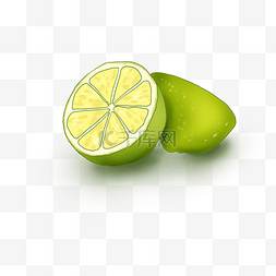 清爽柠檬汁图片_手绘柠檬
