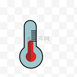 刻度图片_红色温度测试