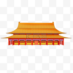 北京故宫海奥图片_手绘北京故宫太和殿