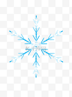 分图层图片_白色蓝色渐变分图层雪花