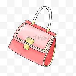 档案袋扣子图片_粉色手提包包