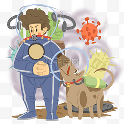 防细菌图片_防雾霾人物和动物