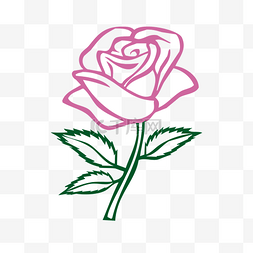玫瑰小花花图片_粉色玫瑰自然