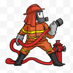 消防安全手绘图片_消防安全手绘插画