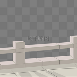 中国石桥图片_灰色石桥栏杆元素