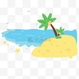 海洋椰子树图片_ 海洋椰子树 