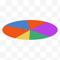 环形分析图表图片_商务矢量数据分析饼图