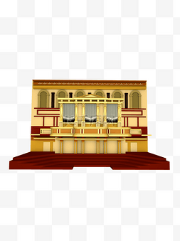 金色大厅模型