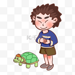 可爱动物乌龟图片_儿童节小乌龟
