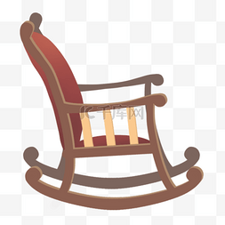 旧木头椅子图片_家装节摇椅免抠PNG素材