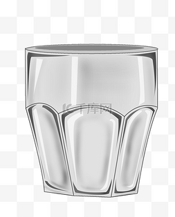 玻璃器皿杯子插画