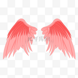 天使的翅膀手绘图片_手绘天使的翅膀插画