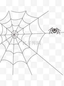 万圣节蜘蛛和蜘蛛网矢量元素