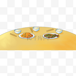 餐厅餐桌图片_假日家庭聚餐餐桌美食家常菜