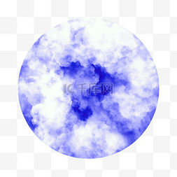 抽象云朵艺术点缀球